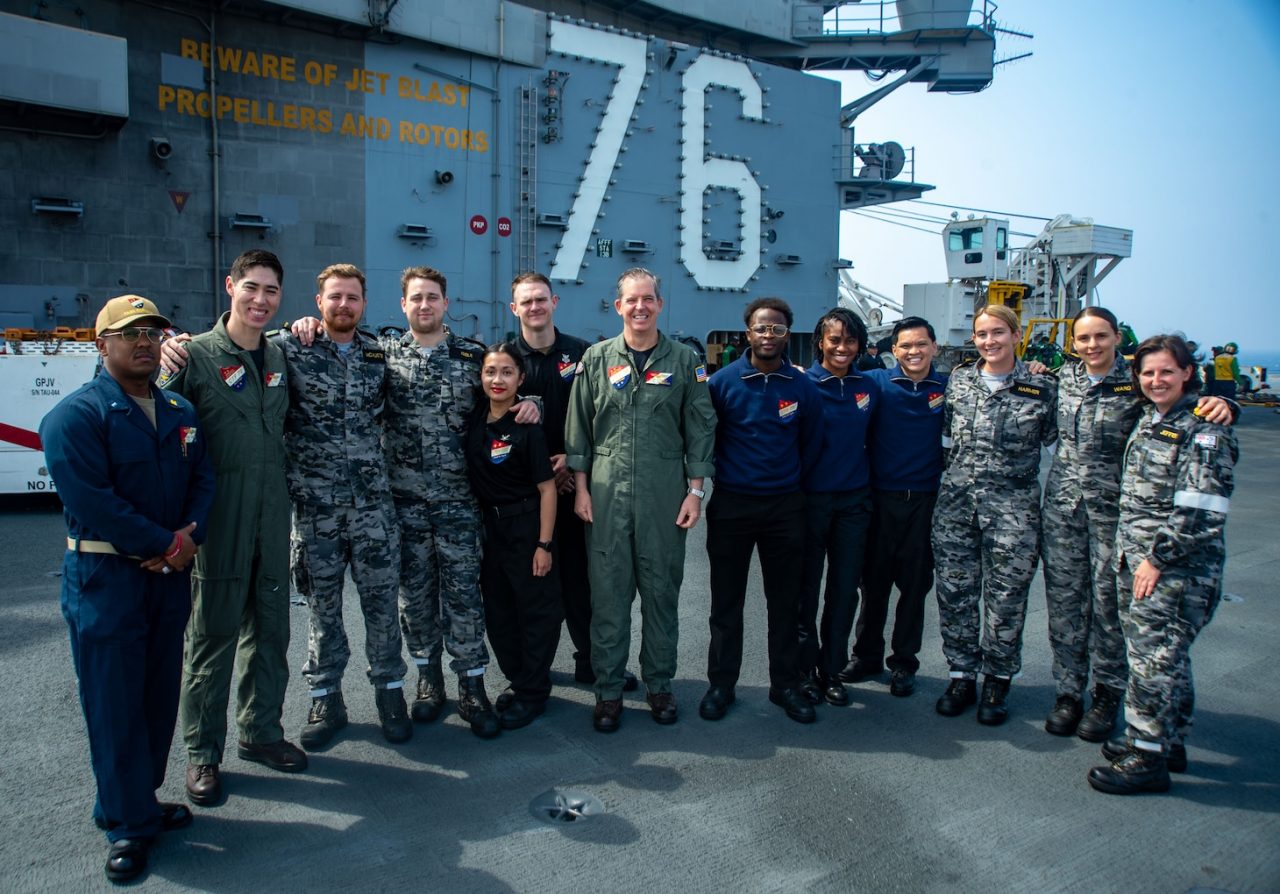 Australian Sailors Visit USS Ronald Reagan