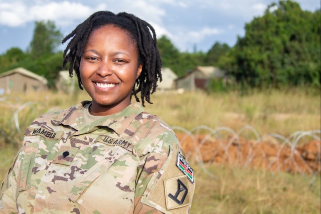 Massachusetts National Guard Soldier builds a bridge between two worlds in Kenya