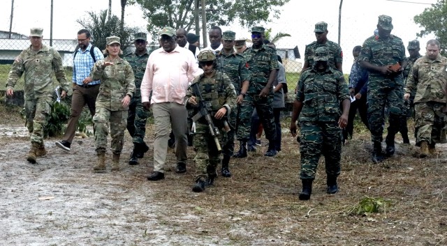 Gen. Laura Richardson, U.S. Southern Command commander visits Guyana, South America, during the Tradewinds Exercise July 26, 2023. Tradewinds is a Southcom sponsored combined joint exercise conducted with partner nations to enhance the collective ability of defense forces and constabularies to counter transnational criminal organizations and conduct humanitarian assistance and disaster relief operations, while developing strong relationships and reinforcing human rights awareness.