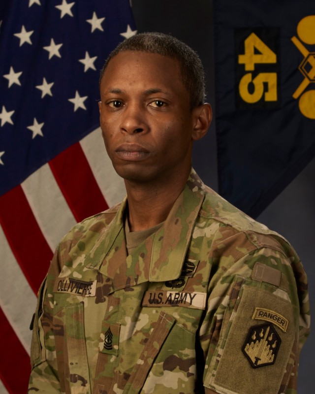 U.S. Army 1st Sgt. Julian Ollivierre-Brewer
