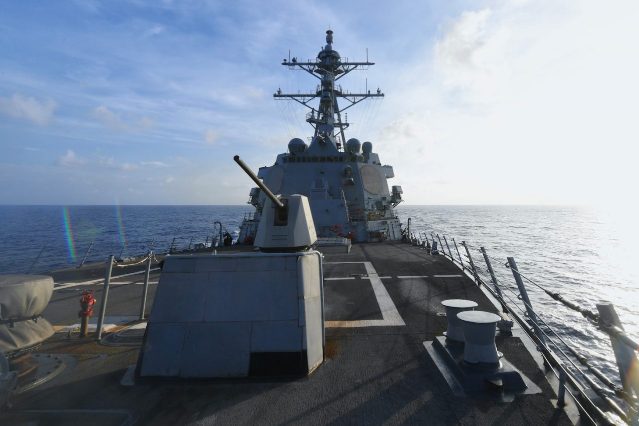 USS Halsey Operates in South China Sea