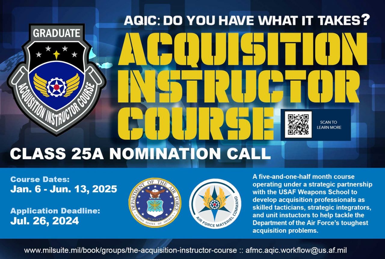 Acquisition Instructor Course Open for Nominations